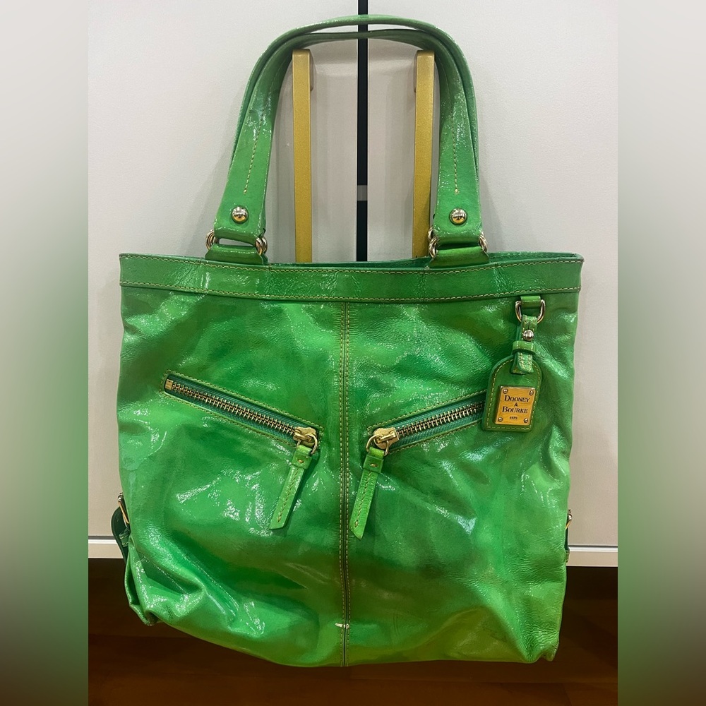 Vintage Dooney & Bourke Green Shoulder Bag